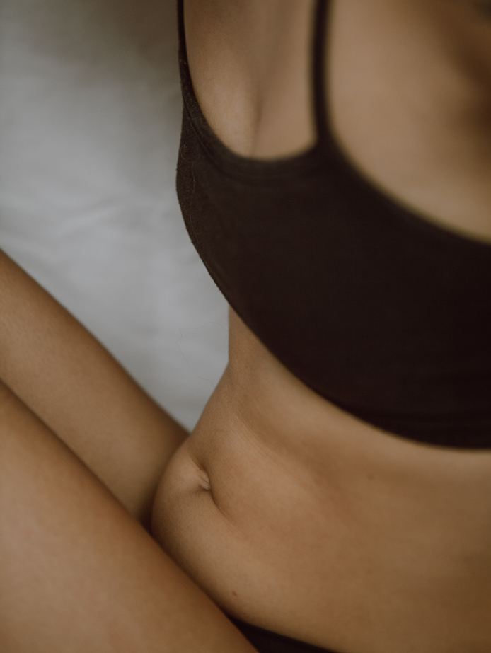 Woman with Bare Body
